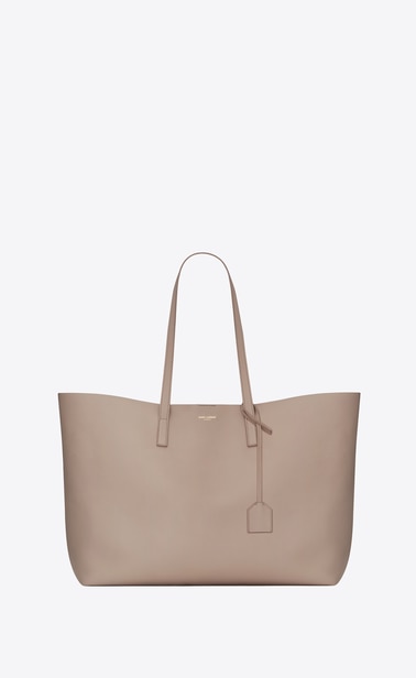 Saint Laurent E/W shopping bag in soft leather